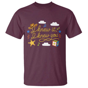 I Knew It I Knew You Funny Western Cowgirl Retro T Shirt Whimsical Nostalgic Western Graphic