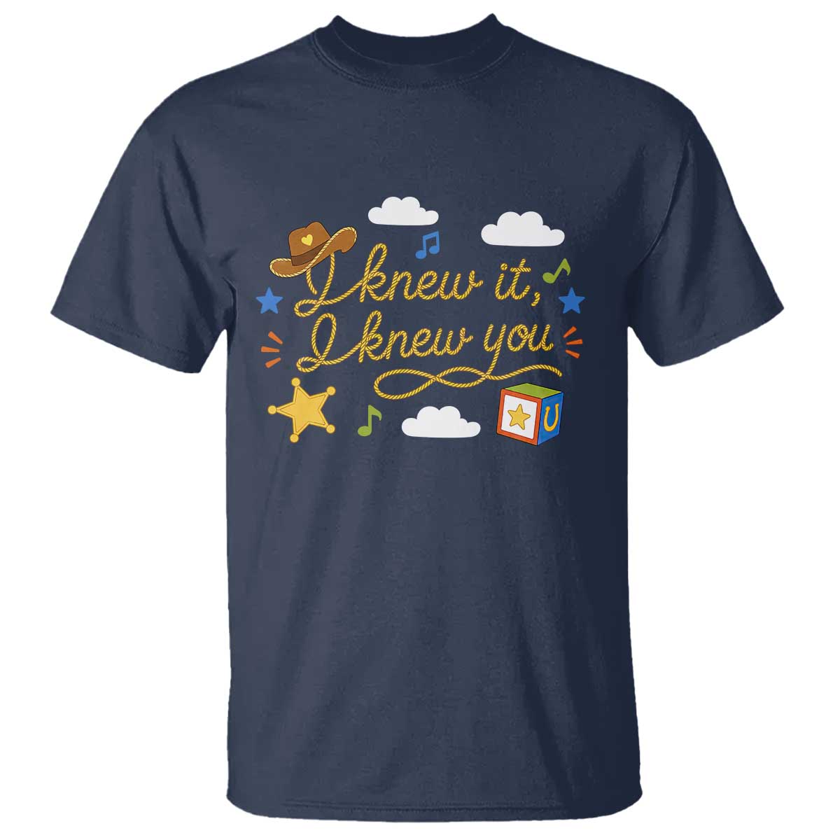 I Knew It I Knew You Funny Western Cowgirl Retro T Shirt Whimsical Nostalgic Western Graphic