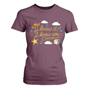 I Knew It I Knew You Funny Western Cowgirl Retro T Shirt For Women Whimsical Nostalgic Western Graphic