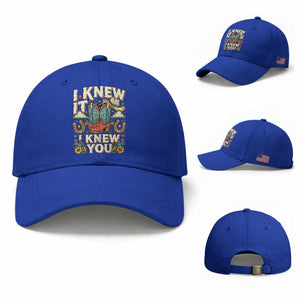 Retro Coastal Cowgirl I Knew It I Knew You Baseball Cap Pink Boots Vintage Country Pop Music Western Floral Graphic