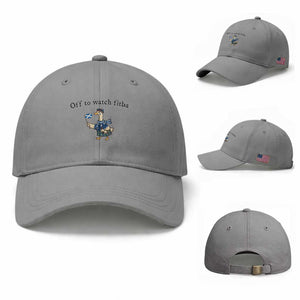 Funny Scottish Goose Scotland Football Baseball Cap Off to Watch Fitba Soccer Fans Meme