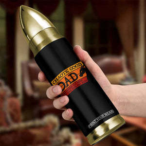 Chaotic Good Dad Funny Tabletop Gamer Parenting Bullet Tumbler Retro Sunset Vintage Fantasy Graphic