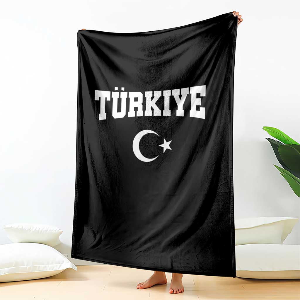 Vintage Proud Türkiye Flag Crescent and Star Throw Blanket Patriotic Turkish Turkey Heritage Pride TS02 Print Your Wear