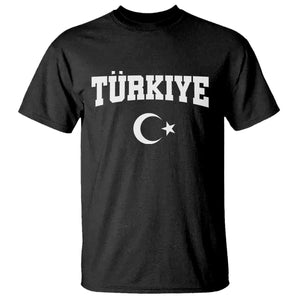 Vintage Proud Türkiye Flag Crescent and Star T Shirt Patriotic Turkish Turkey Heritage Pride