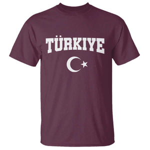 Vintage Proud Türkiye Flag Crescent and Star T Shirt Patriotic Turkish Turkey Heritage Pride
