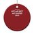 Funny Trump 2024 Christmas Ornament Let Me Get My Shoes TS02 Print Your Wear