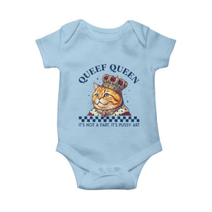 Queef Queen Its Not A Fart Royal Cat Baby Onesie Funny Adult Humor Gag Graphic