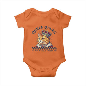 Queef Queen Its Not A Fart Royal Cat Baby Onesie Funny Adult Humor Gag Graphic