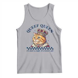 Queef Queen Its Not A Fart Royal Cat Tank Top Funny Adult Humor Gag Graphic