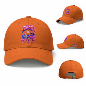 Dad Of The KPop Birthday Girl Glossy Balloon Music Lover Baseball Cap Cute Family Matching Party Graphic