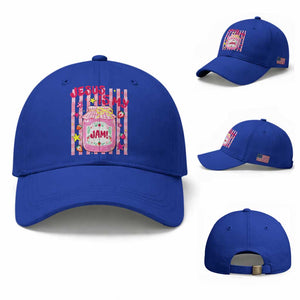 Cute Christian Faith Preppy Graphic Baseball Cap Jesus Is My Jam Strawberry Fruit Jar