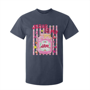 Cute Christian Faith Preppy Graphic T Shirt For Kid Jesus Is My Jam Strawberry Fruit Jar