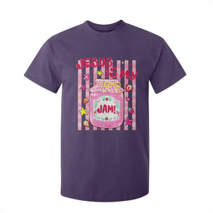 Cute Christian Faith Preppy Graphic T Shirt For Kid Jesus Is My Jam Strawberry Fruit Jar