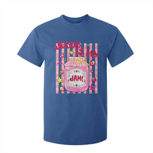 Cute Christian Faith Preppy Graphic T Shirt For Kid Jesus Is My Jam Strawberry Fruit Jar