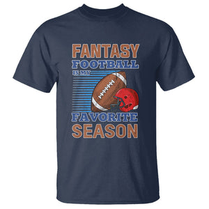 Fantasy Football Is My Favorite Season T Shirt TS02 Navy Printyourwear