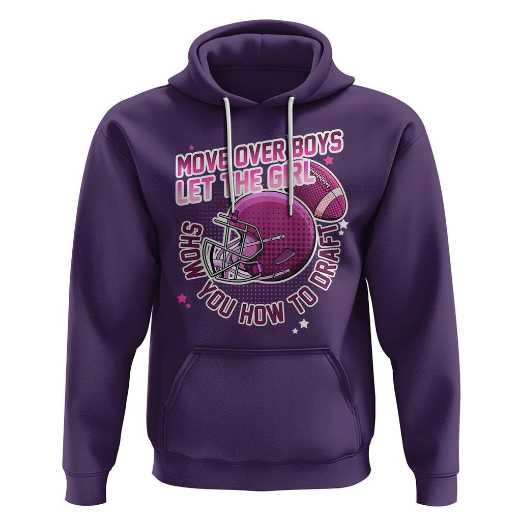 Fantasy Football Hoodie Move Over Boys Girls Draft Party Women TS02 Purple Printyourwear