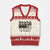 All Because of Words V-Neck Knit Sweater Vest Tribute to Truth Tellers Freedom Defender TS02 Beige Red Print Your Wear