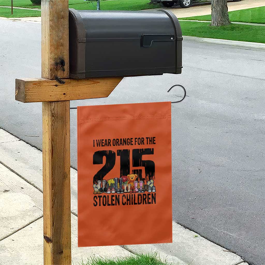 I Wear Orange For The 215 Stolen Children Garden Flag Native Child Tribute 215 Memorial Awareness TS02 Print Your Wear