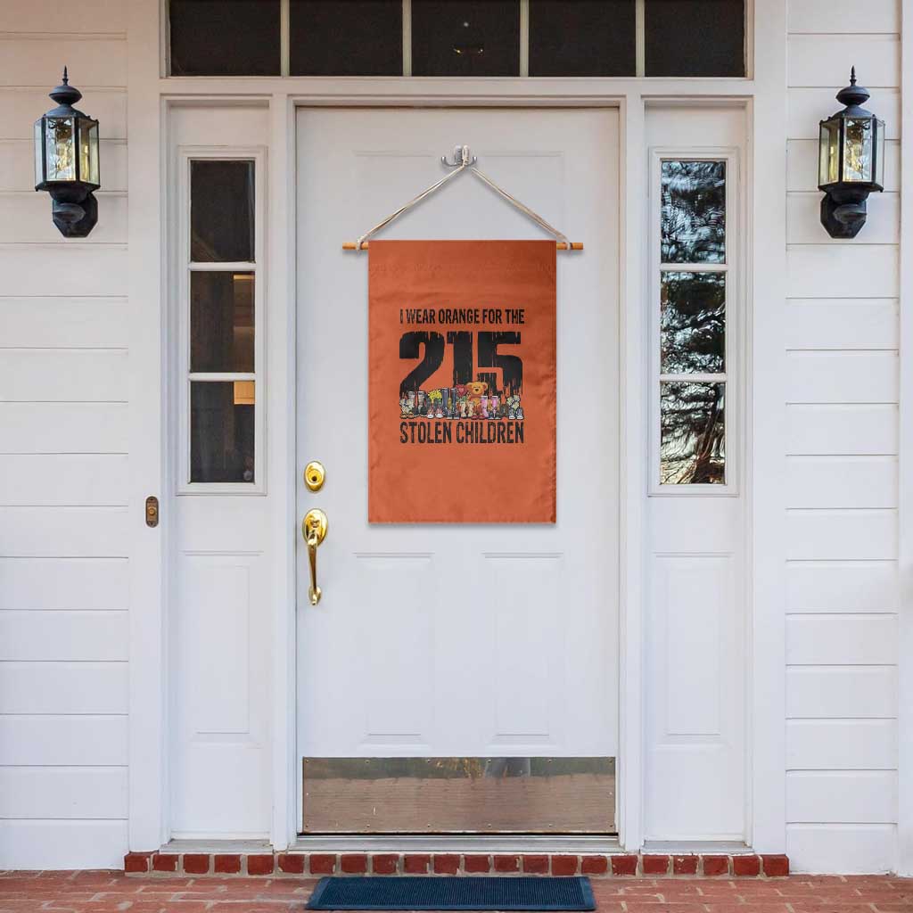 I Wear Orange For The 215 Stolen Children Garden Flag Native Child Tribute 215 Memorial Awareness TS02 Print Your Wear