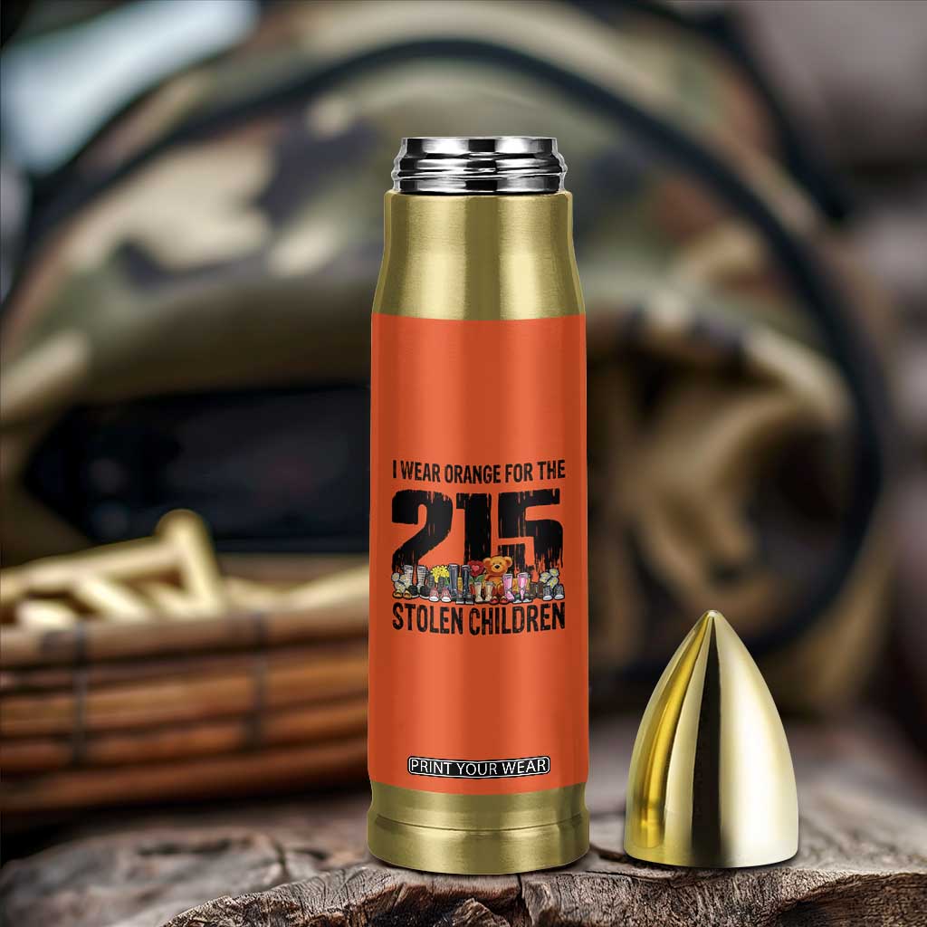 I Wear Orange For The 215 Stolen Children Bullet Tumbler Native Child Tribute 215 Memorial Awareness TS02 Print Your Wear