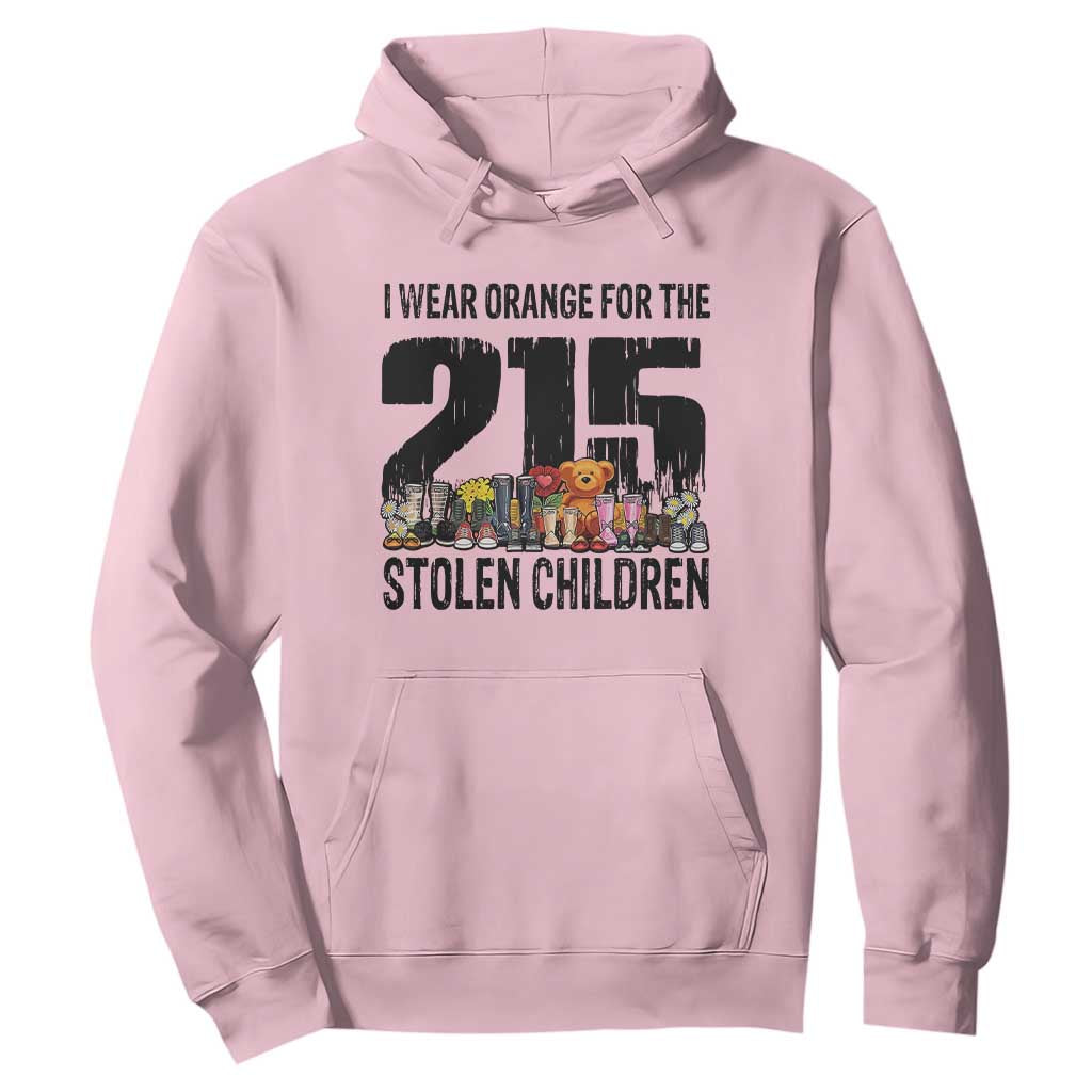 I Wear Orange For The 215 Stolen Children Hoodie Native Child Tribute 215 Memorial Awareness TS02 Light Pink Print Your Wear