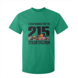 I Wear Orange For The 215 Stolen Children T Shirt For Kid Native Child Tribute 215 Memorial Awareness TS02 Irish Green Print Your Wear