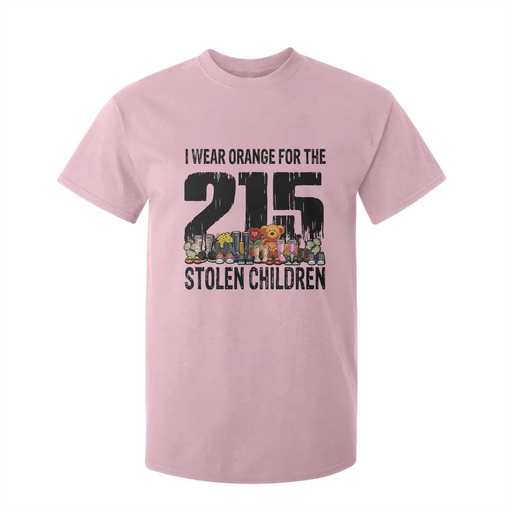 I Wear Orange For The 215 Stolen Children T Shirt For Kid Native Child Tribute 215 Memorial Awareness TS02 Light Pink Print Your Wear