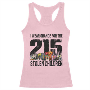 I Wear Orange For The 215 Stolen Children Racerback Tank Top Native Child Tribute 215 Memorial Awareness TS02 Light Pink Print Your Wear