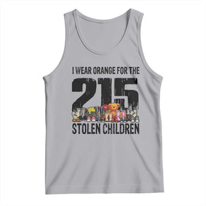I Wear Orange For The 215 Stolen Children Tank Top Native Child Tribute 215 Memorial Awareness TS02 Athletic Heather Print Your Wear