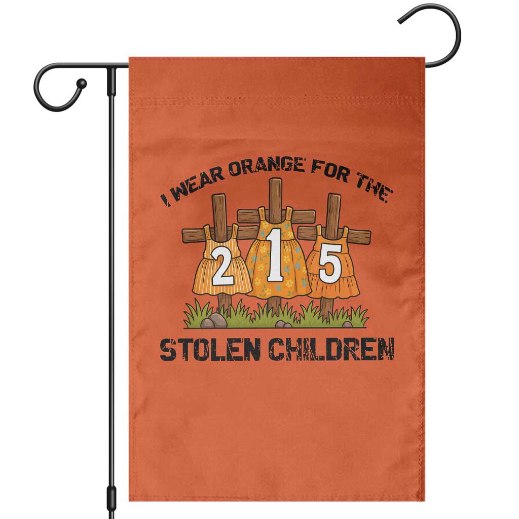 Orange Shirt Day Garden Flag I Wear Orange For The 215 Stolen Children TS02 Orange Print Your Wear