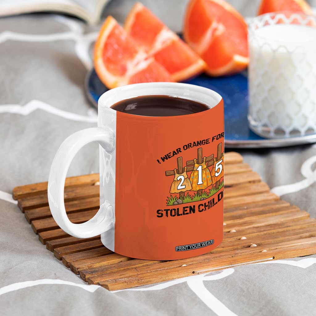 Orange Shirt Day Coffee Mug I Wear Orange For The 215 Stolen Children TS02 Print Your Wear