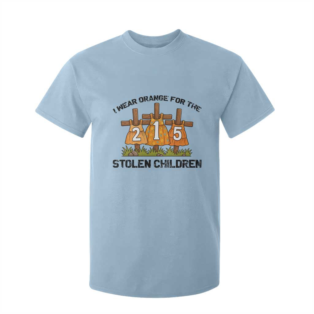 Orange Shirt Day T Shirt For Kid I Wear Orange For The 215 Stolen Children TS02 Light Blue Print Your Wear