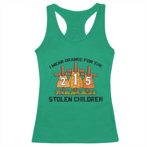 Orange Shirt Day Racerback Tank Top I Wear Orange For The 215 Stolen Children TS02 Irish Green Print Your Wear