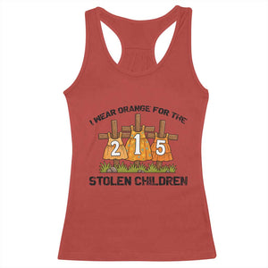 Orange Shirt Day Racerback Tank Top I Wear Orange For The 215 Stolen Children TS02 Red Print Your Wear