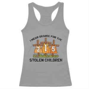 Orange Shirt Day Racerback Tank Top I Wear Orange For The 215 Stolen Children TS02 Sport Gray Print Your Wear