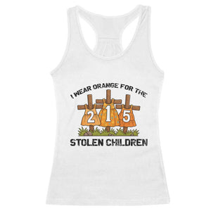 Orange Shirt Day Racerback Tank Top I Wear Orange For The 215 Stolen Children TS02 White Print Your Wear