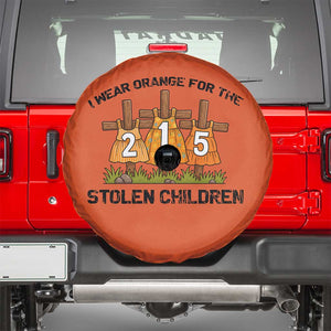Orange Shirt Day Spare Tire Cover I Wear Orange For The 215 Stolen Children TS02 Orange Print Your Wear