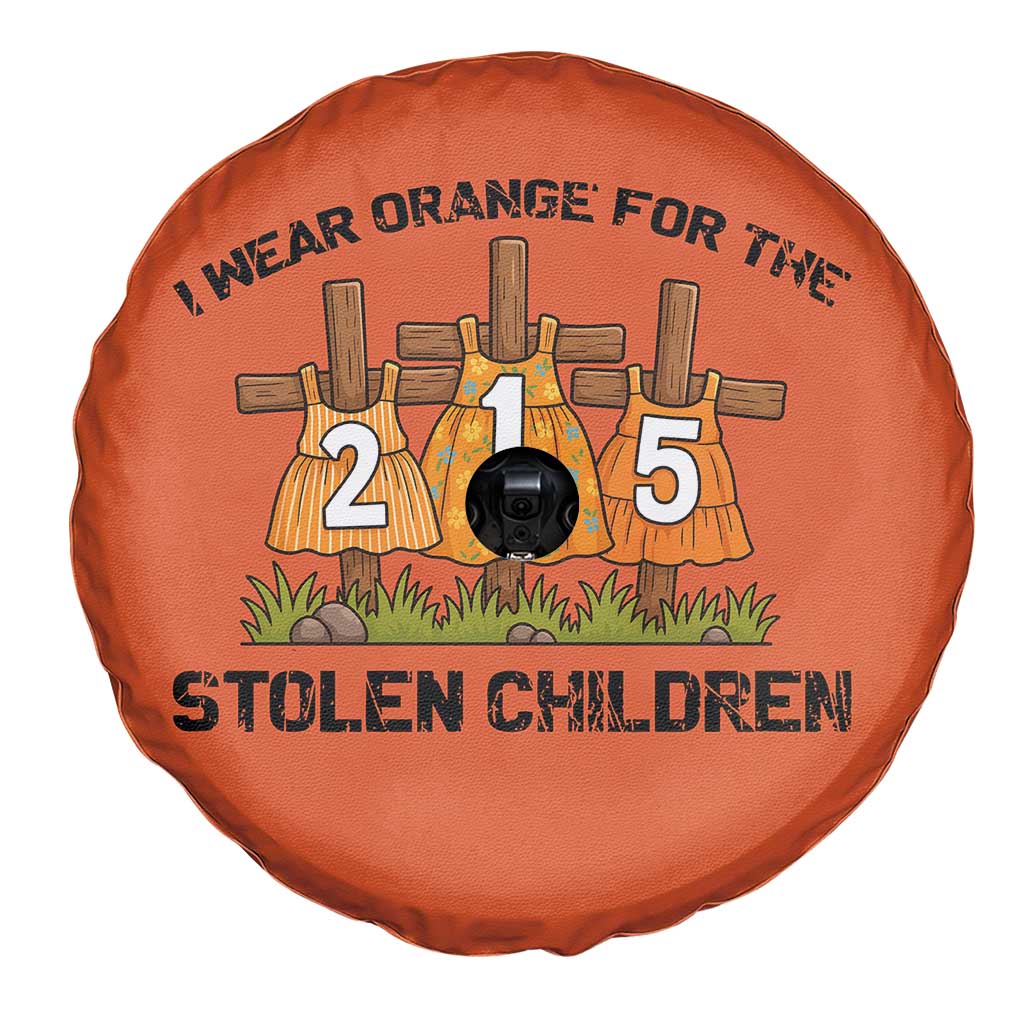 Orange Shirt Day Spare Tire Cover I Wear Orange For The 215 Stolen Children TS02 Print Your Wear