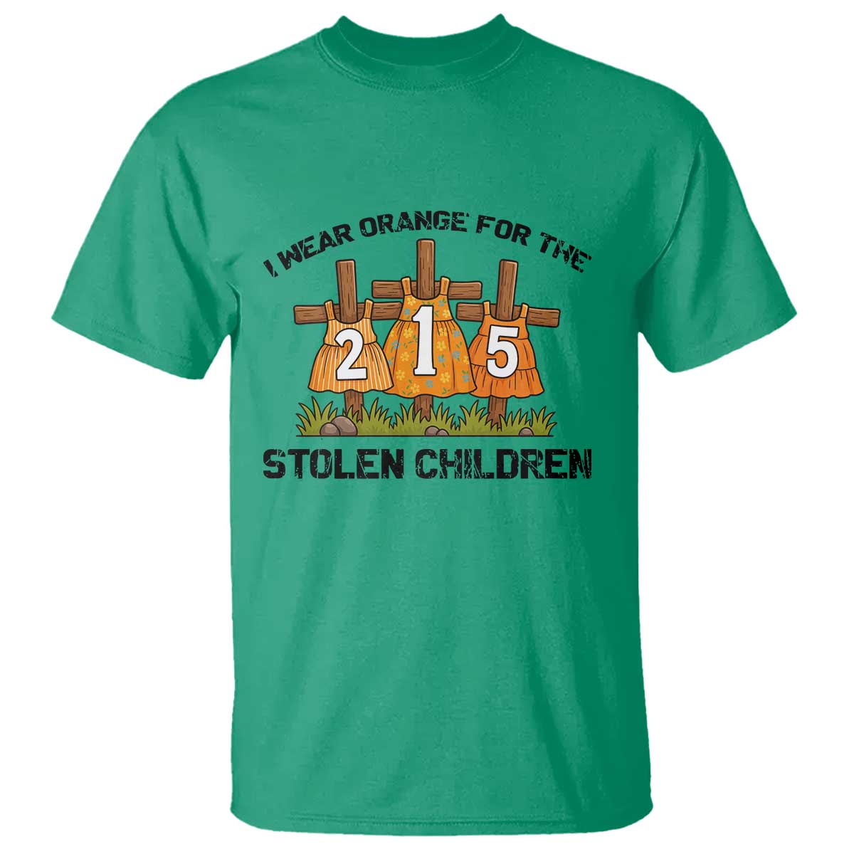 Orange Shirt Day T Shirt I Wear Orange For The 215 Stolen Children TS02 Irish Green Print Your Wear