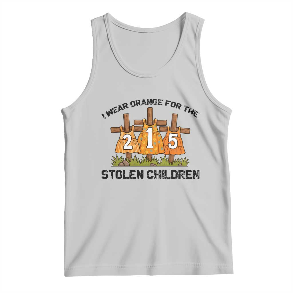 Orange Shirt Day Tank Top I Wear Orange For The 215 Stolen Children TS02 Ash Print Your Wear