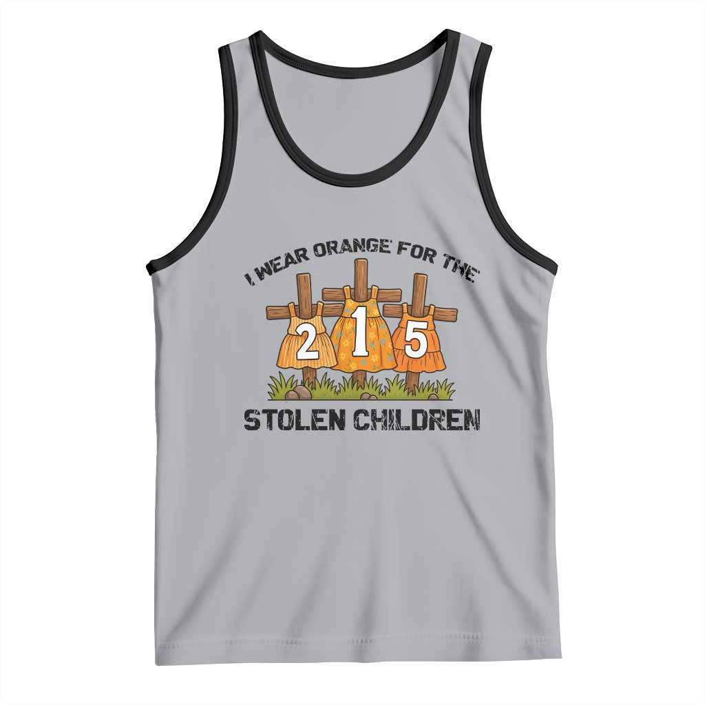 Orange Shirt Day Tank Top I Wear Orange For The 215 Stolen Children TS02 Athletic Heather Black Print Your Wear