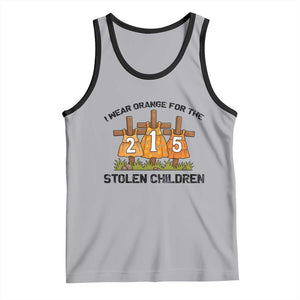 Orange Shirt Day Tank Top I Wear Orange For The 215 Stolen Children TS02 Athletic Heather Black Print Your Wear