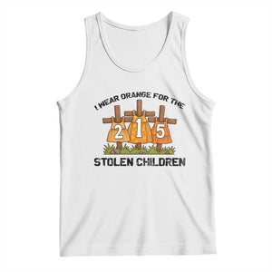 Orange Shirt Day Tank Top I Wear Orange For The 215 Stolen Children TS02 White Print Your Wear