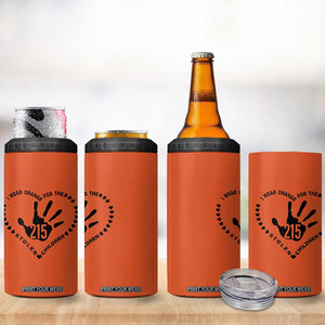 Orange Shirt Day 4 in 1 Can Cooler Tumbler I Wear Orange For The Stolen Children 215 Memorial Tribute TS02 Print Your Wear
