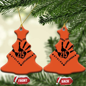 Orange Shirt Day Christmas Ceramic Ornament I Wear Orange For The Stolen Children 215 Memorial Tribute TS02 Christmas Tree Orange Print Your Wear