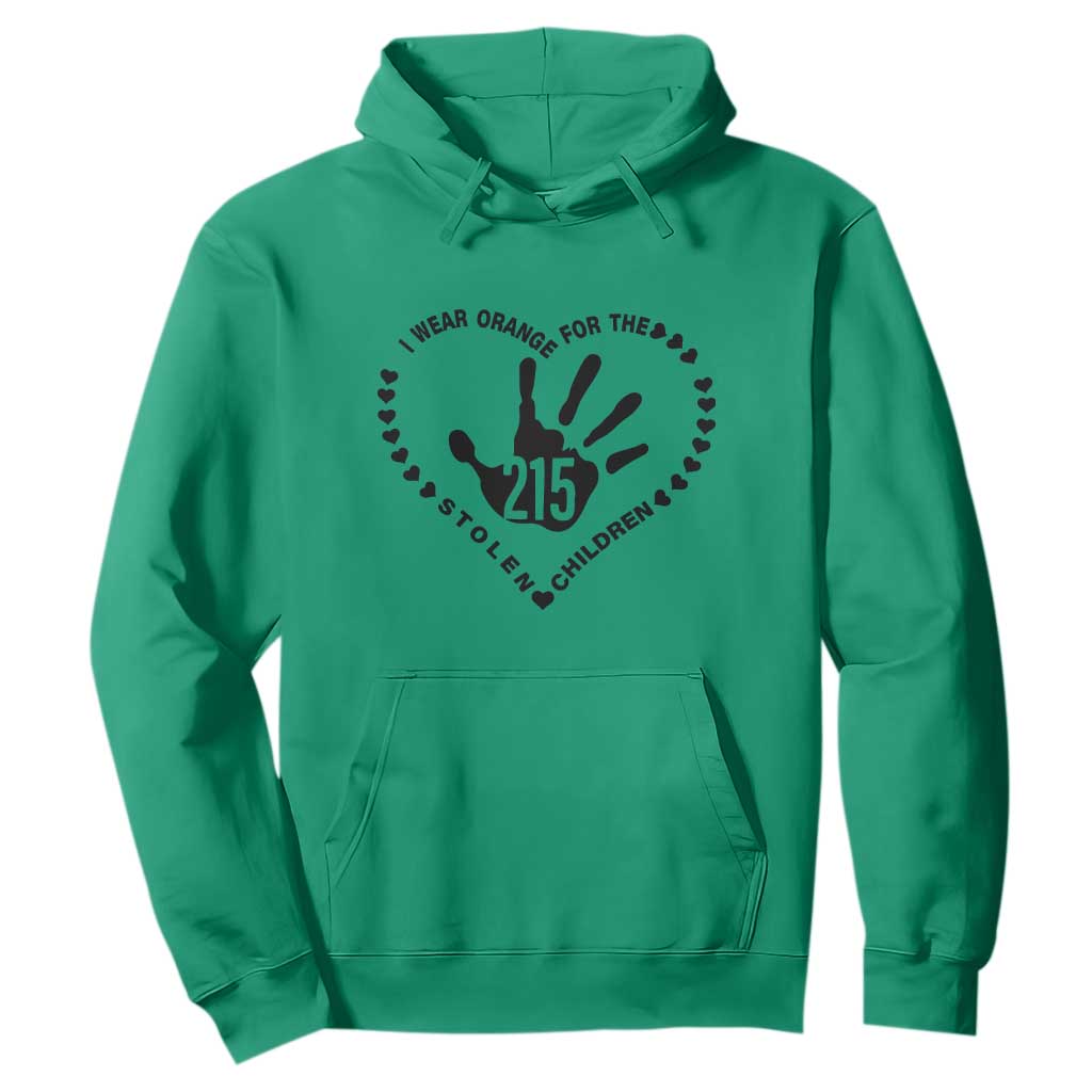Orange Shirt Day Hoodie I Wear Orange For The Stolen Children 215 Memorial Tribute TS02 Irish Green Print Your Wear
