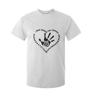 Orange Shirt Day T Shirt For Kid I Wear Orange For The Stolen Children 215 Memorial Tribute TS02 White Print Your Wear