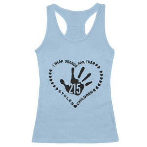 Orange Shirt Day Racerback Tank Top I Wear Orange For The Stolen Children 215 Memorial Tribute TS02 Light Blue Print Your Wear