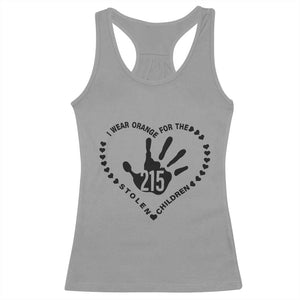 Orange Shirt Day Racerback Tank Top I Wear Orange For The Stolen Children 215 Memorial Tribute TS02 Sport Gray Print Your Wear