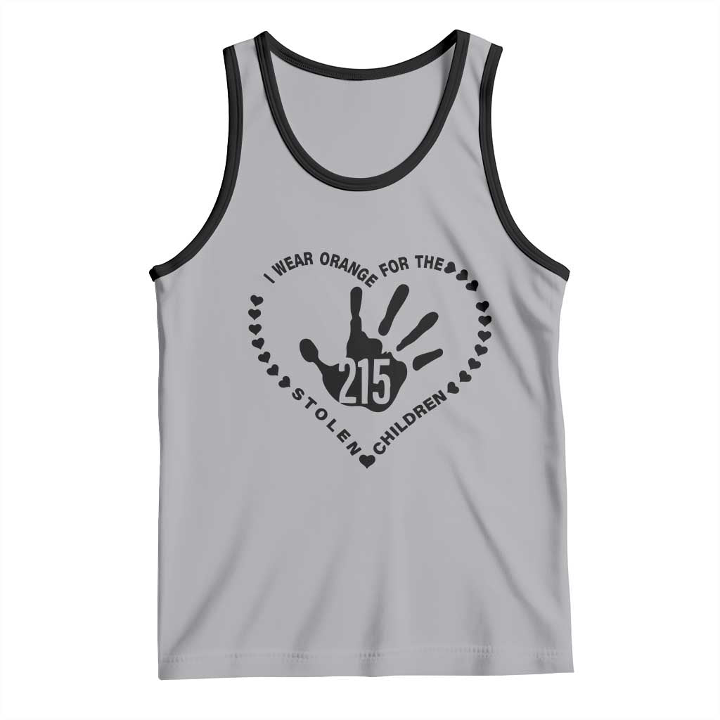 Orange Shirt Day Tank Top I Wear Orange For The Stolen Children 215 Memorial Tribute TS02 Athletic Heather Black Print Your Wear